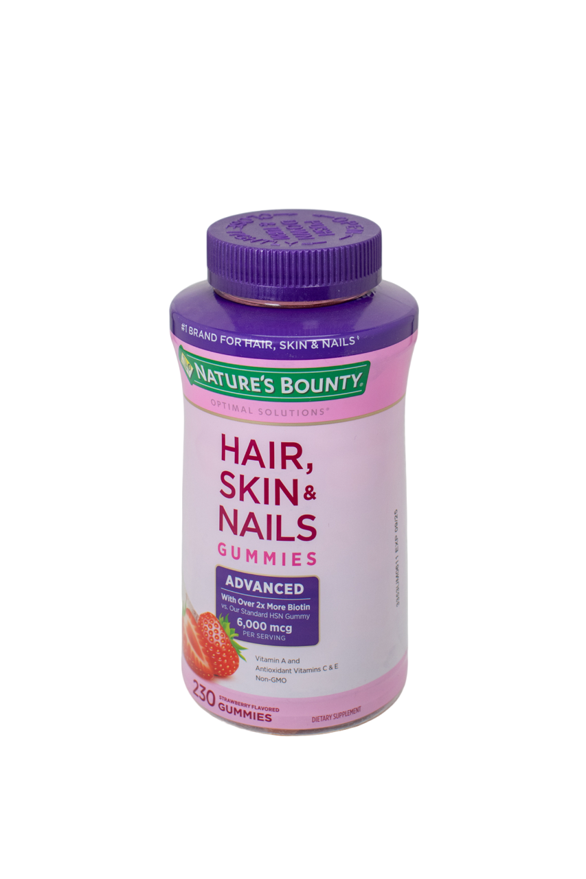 Gomitas Vitaminas para Cabello, Piel & Uñas NATURE´S BOUNTY Hair, Skin & Nails